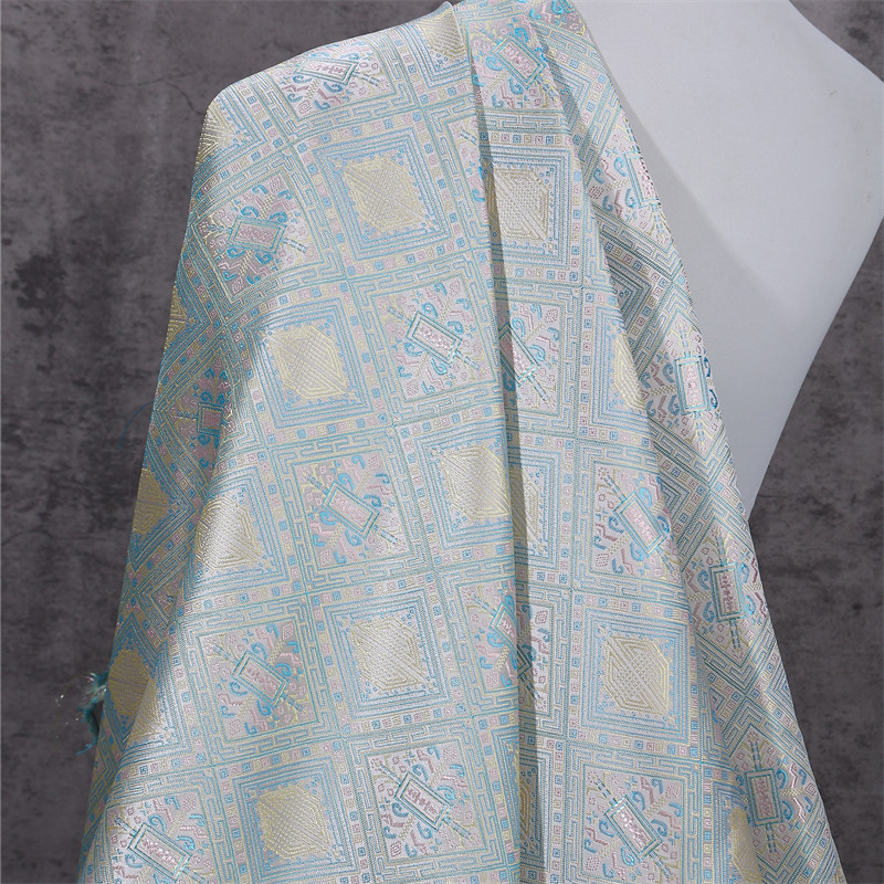 Sewing Fabric - Tela de satén de seda brocada