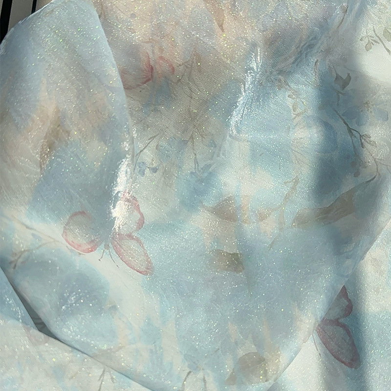 Sewing Garment - Tela estampada digital de jacquard floral