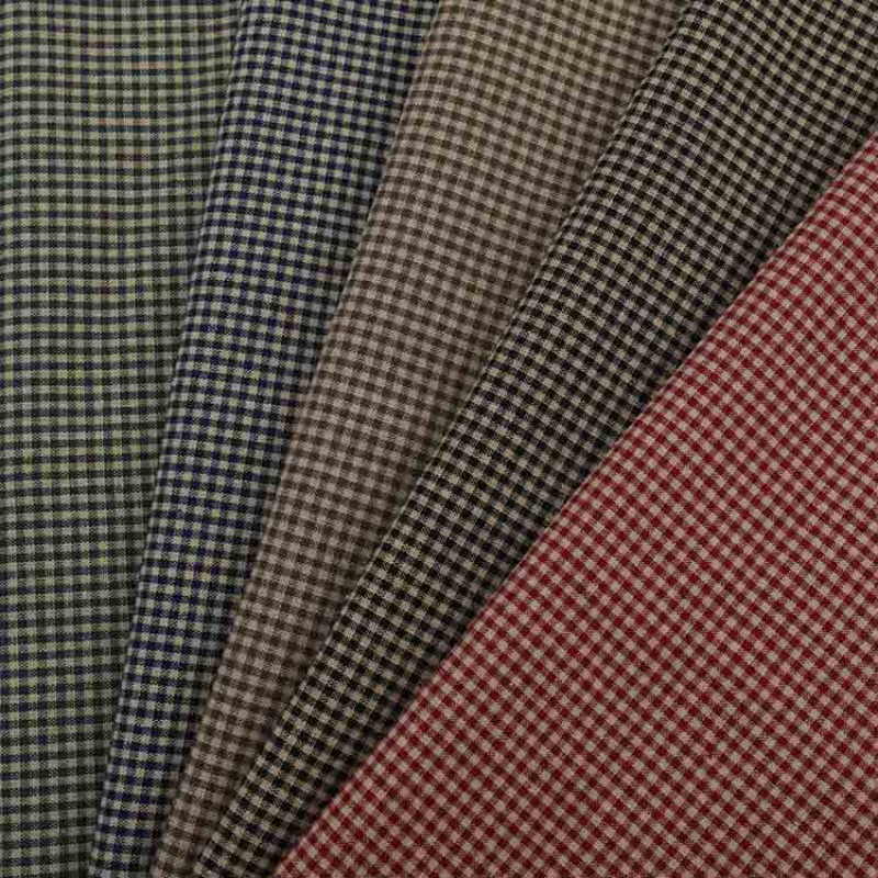 Vintage Sewing Textile - Tela de Algodón Puro Lavado Teñido