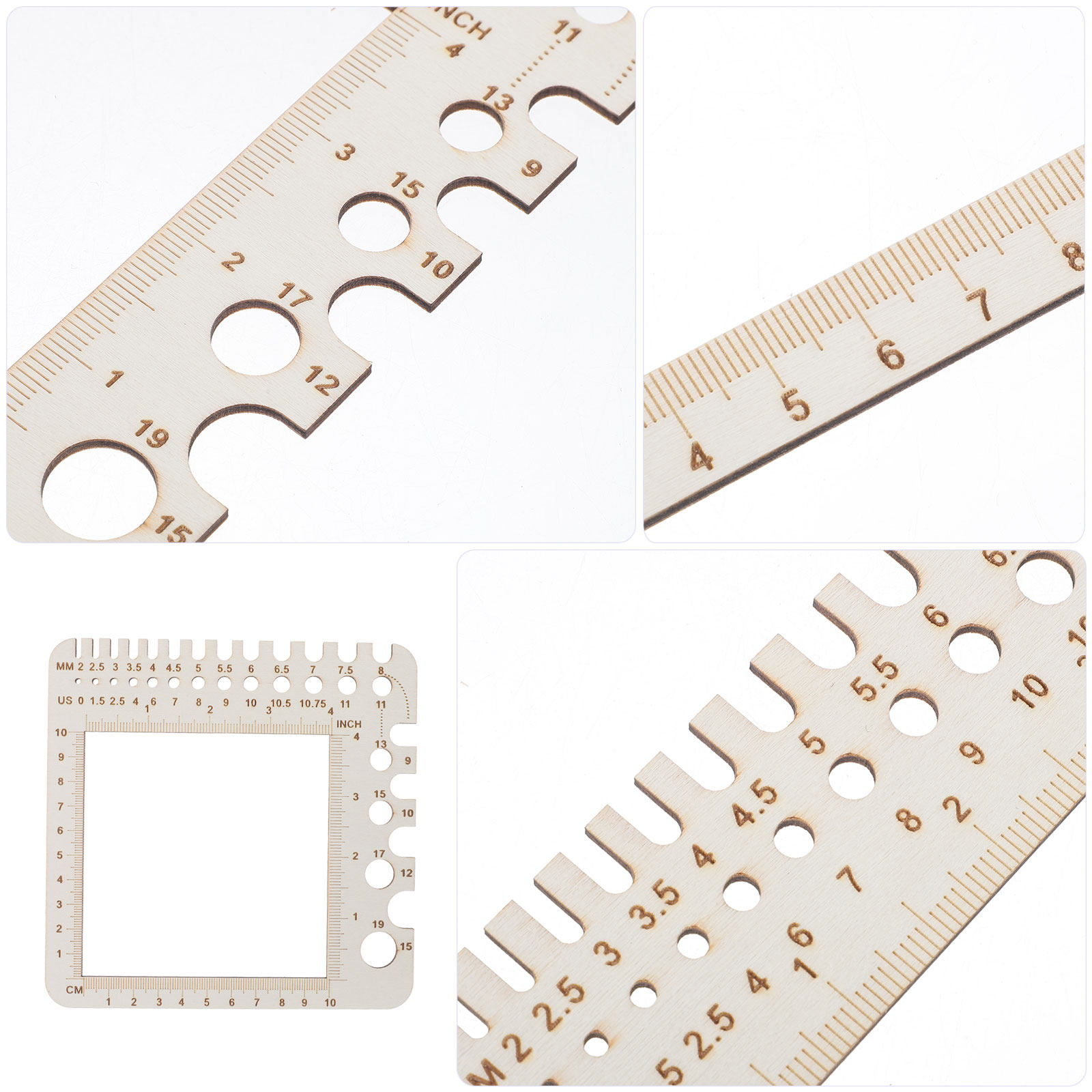 2 piezas de reglas medidoras d - Sewing Gauge Ruler reseña y precio