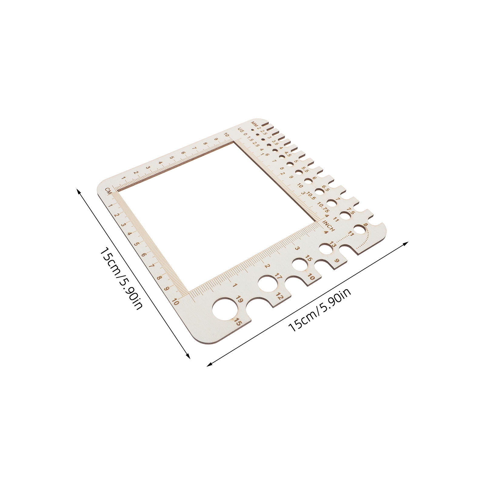 2 piezas de reglas medidoras d - Sewing Gauge Ruler reseña y precio