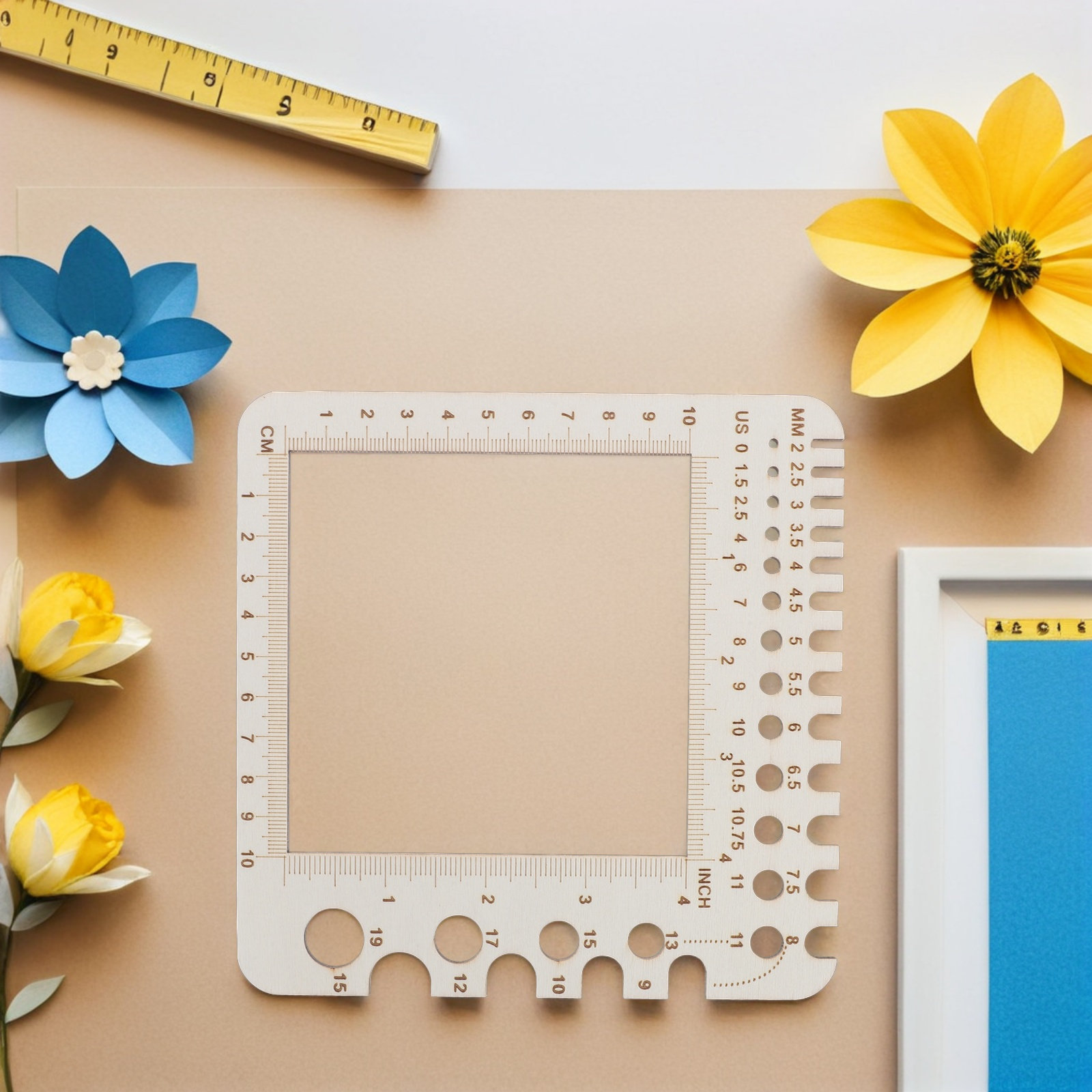 2 piezas de reglas medidoras d - Sewing Gauge Ruler reseña y precio