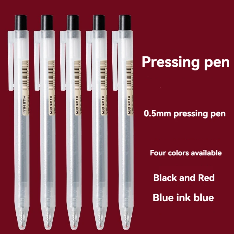 Bolígrafo de Gel de prensa de  - Muji Stationery Gel Pen reseña y precio