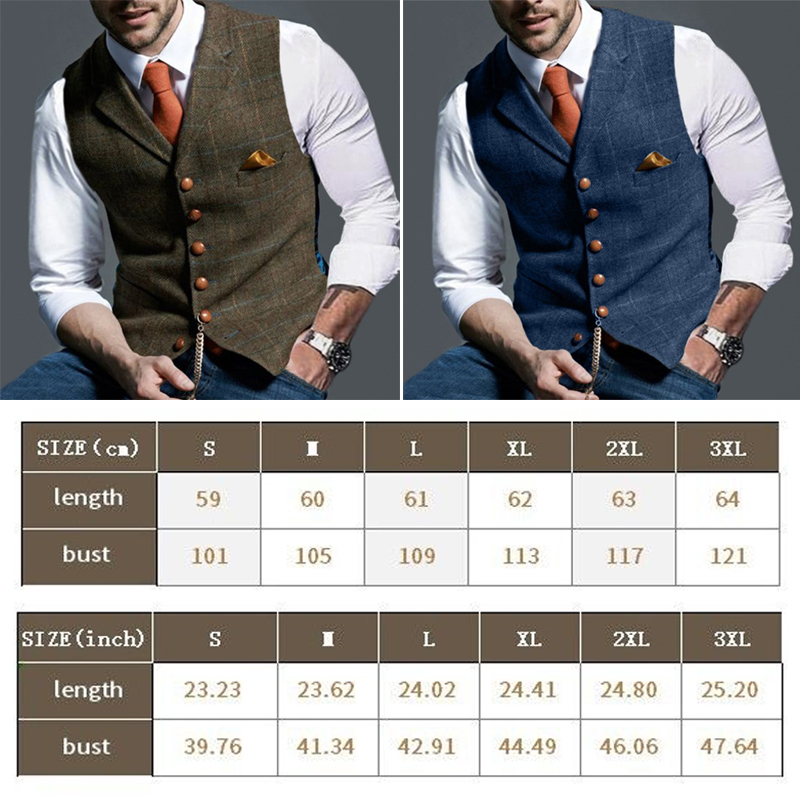 Chalecos de moda para hombre,  - Sewing Tweed reseña y precio