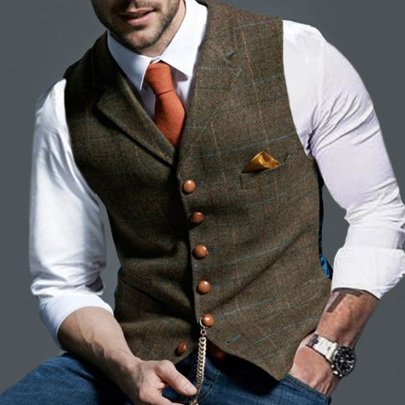 Chalecos de moda para hombre,  - Sewing Tweed reseña y precio