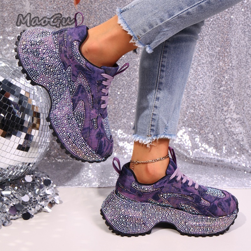 Zapatillas gruesas con diamant - Sewing Garment reseña y precio
