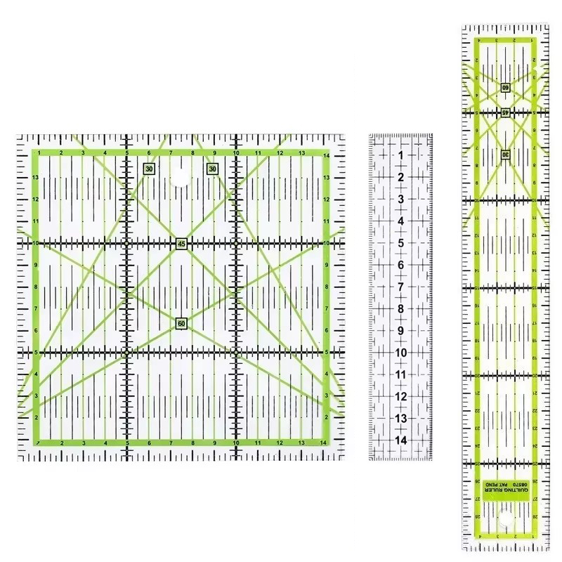 Regla de retazos para acolchar - Sewing Gauge Ruler reseña y precio