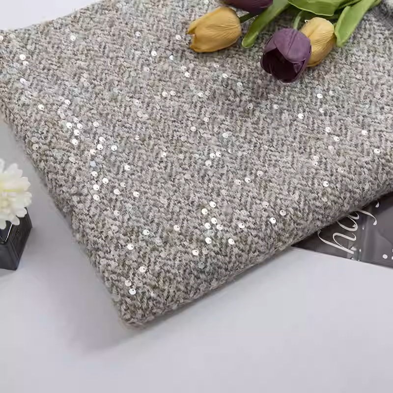 Tela de Tweed de lana trenzada - Sewing Tweed reseña y precio