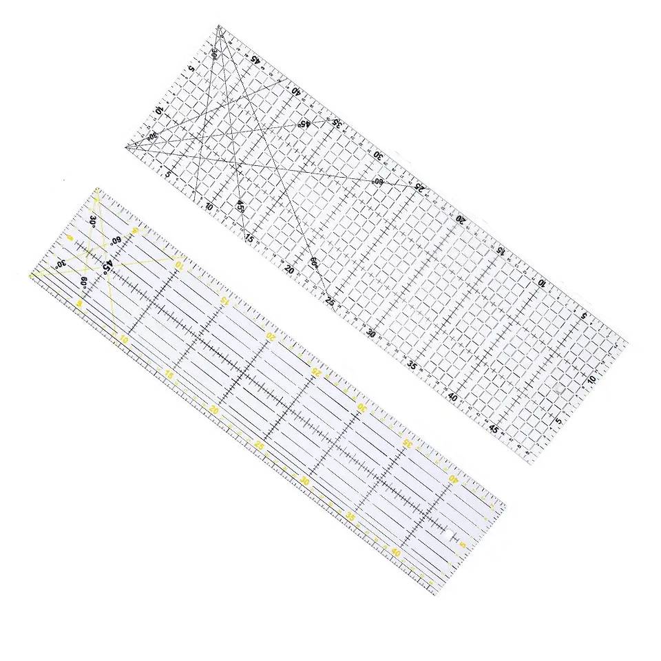 Fenrry-Regla de retales acríli - Sewing Gauge Ruler reseña y precio